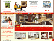Tablet Screenshot of kitchencabinetdepot.com